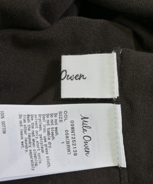 Mila Owen（ミラオーウェン）ノースリーブ 茶 サイズ:1(M位) レディース/2200666441034