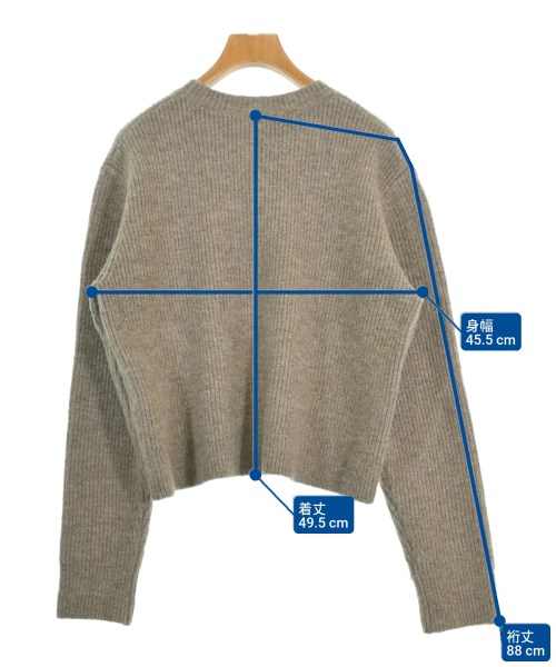 Mila Owen（ミラオーウェン）ニット・セーター ベージュ サイズ:1(M位) レディース/2200666790088