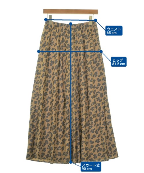 Mila Owen（ミラオーウェン）ロング・マキシ丈スカート ベージュ サイズ:1(M位) レディース/2200662987031