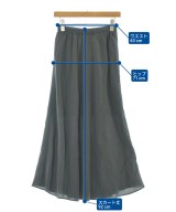 Mila Owen（ミラオーウェン）ロング・マキシ丈スカート グレー サイズ:0(S位) レディース/2200663770076