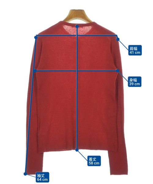 Mila Owen（ミラオーウェン）カーディガン 赤 サイズ:0(S位) レディース/2200660756165