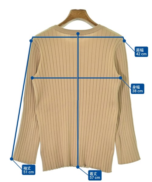 Mila Owen（ミラオーウェン）ニット・セーター ベージュ サイズ:0(S位) レディース/2200663623112