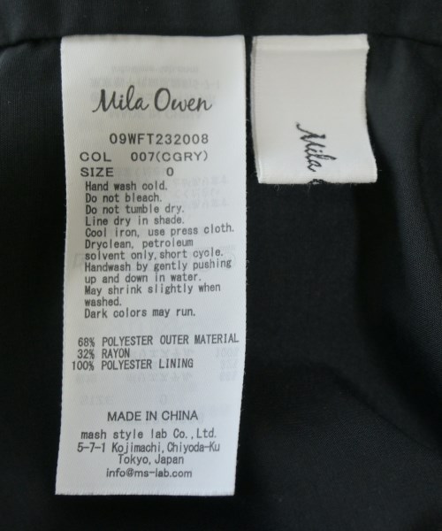 Mila Owen（ミラオーウェン）ブラウス 黒 サイズ:0(XS位) レディース/2200663930067