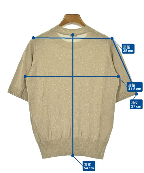 Mila Owen（ミラオーウェン）ニット・セーター ゴールド サイズ:1(M位) レディース/2200664890032