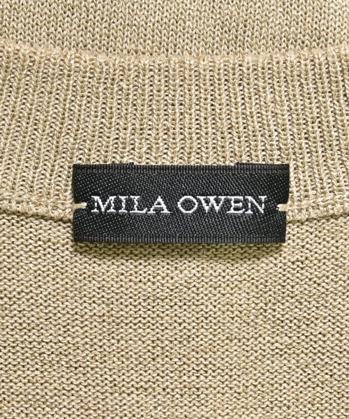 Mila Owen（ミラオーウェン）カーディガン ゴールド サイズ:0(S位) レディース/2200664890049