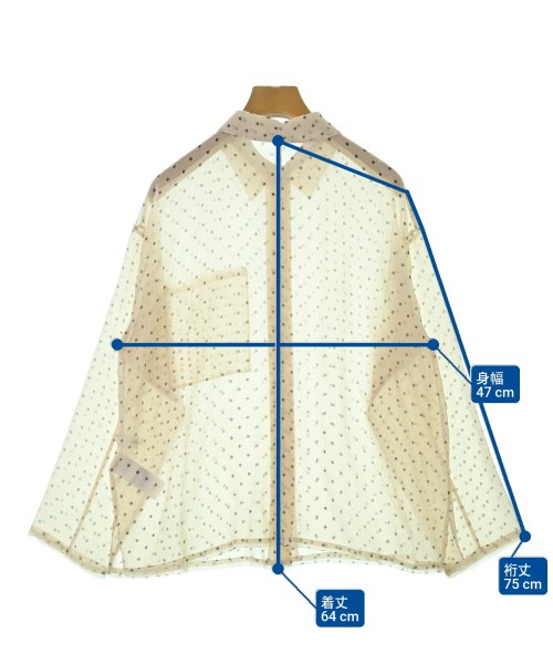 Mila Owen（ミラオーウェン）カジュアルシャツ ベージュ サイズ:0(S位) レディース/2200661241158