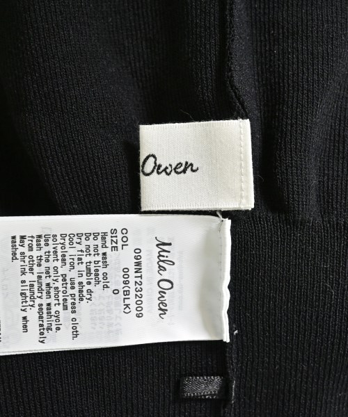 Mila Owen（ミラオーウェン）ニット・セーター 黒 サイズ:0(S位) レディース/2200669917024