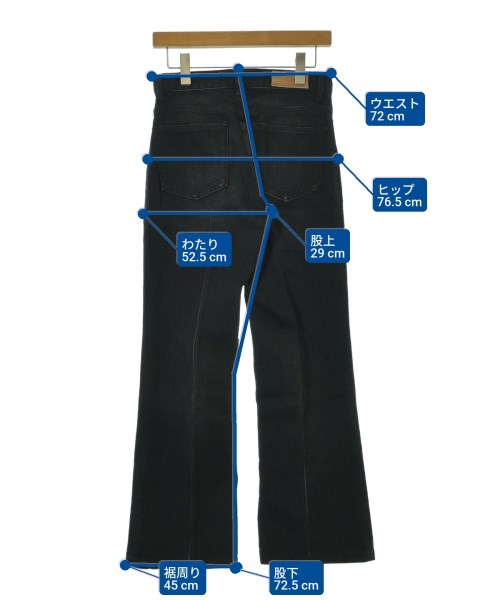 Mila Owen（ミラオーウェン）デニムパンツ 黒 サイズ:1(M位) レディース/2200669917093