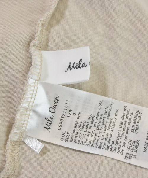 Mila Owen（ミラオーウェン）Tシャツ・カットソー ベージュ サイズ:0(S位) レディース/2200663519033