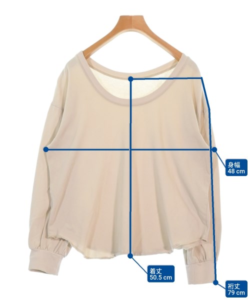 Mila Owen（ミラオーウェン）Tシャツ・カットソー ベージュ サイズ:0(S位) レディース/2200663519033