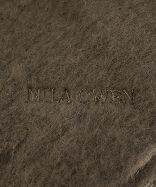 Mila Owen（ミラオーウェン）マフラー カーキ サイズ:ONE レディース/2200667241091