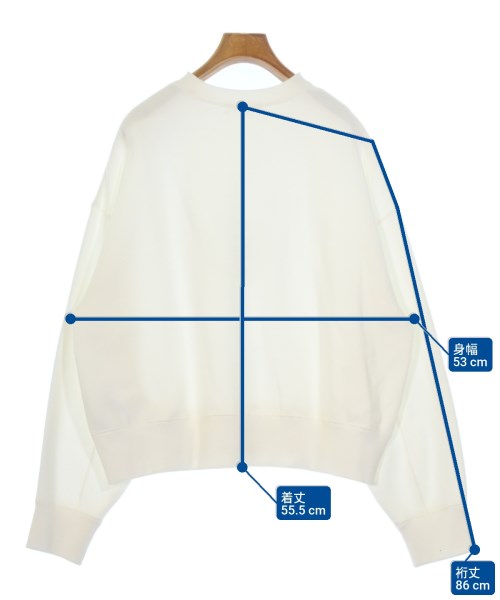 Mila Owen（ミラオーウェン）スウェット 白 サイズ:0(S位) レディース/2200663093151