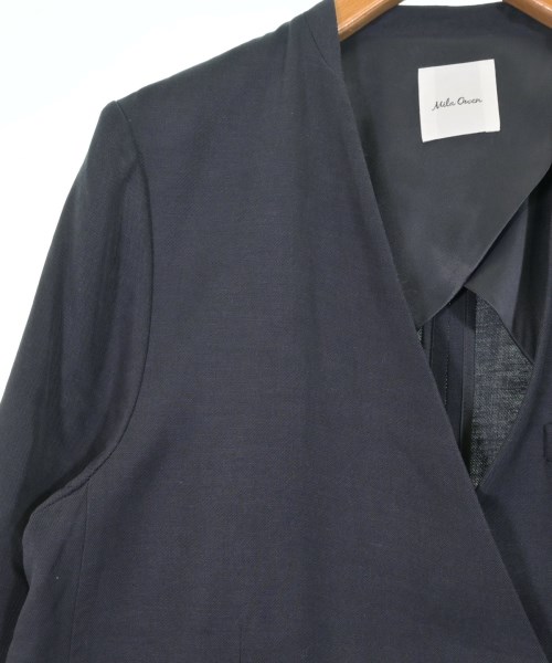 Mila Owen（ミラオーウェン）ノーカラージャケット 紺 サイズ:1(M位) レディース/2200669078046