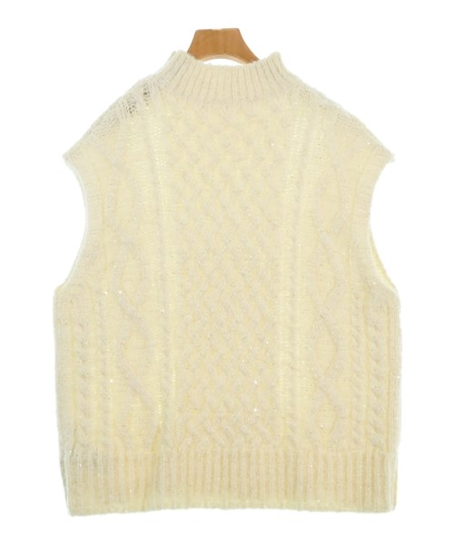 Mila Owen（ミラオーウェン）ベスト 白 サイズ:1(M位) レディース/2200669219029