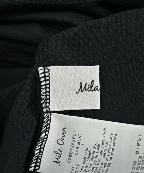 Mila Owen（ミラオーウェン）Tシャツ・カットソー 黒 サイズ:1(M位) レディース/2200726789069