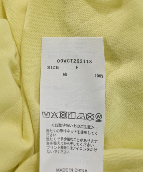 Mila Owen（ミラオーウェン）Tシャツ・カットソー 黄 サイズ:ONE レディース/2200716388050