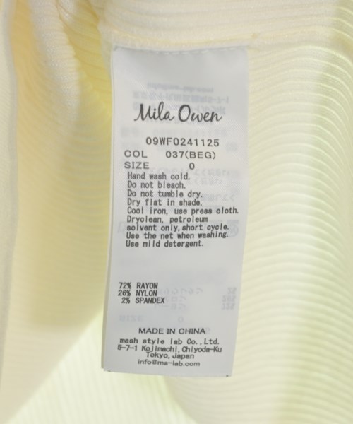 Mila Owen（ミラオーウェン）ニット・セーター 白 サイズ:0(S位) レディース/2200724457069