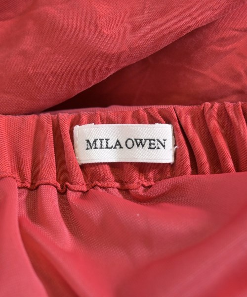 Mila Owen（ミラオーウェン）ロング・マキシ丈スカート 赤 サイズ:0(S位) レディース/2200720979084