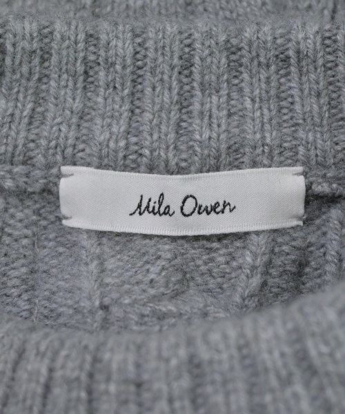 Mila Owen（ミラオーウェン）ニット・セーター グレー サイズ:0(S位) レディース/2200678760031