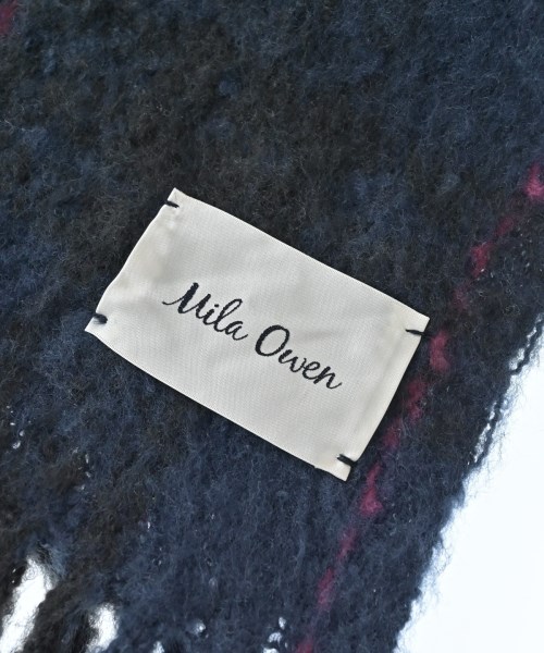 Mila Owen（ミラオーウェン）マフラー 紺 サイズ:- レディース/2200682787055