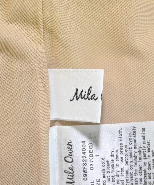 Mila Owen（ミラオーウェン）ロング・マキシ丈スカート ベージュ サイズ:1(M位) レディース/2200679273103