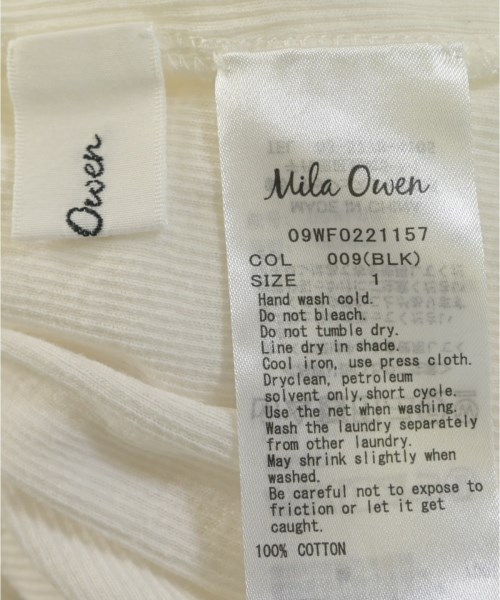Mila Owen（ミラオーウェン）ニット・セーター 白 サイズ:1(M位) レディース/2200682207010