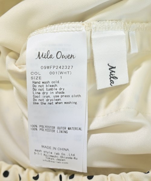 Mila Owen（ミラオーウェン）その他 白 サイズ:1(M位) レディース/2200686081036