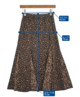 Debut de Fiore（デビュードフィオーレ）ロング・マキシ丈スカート 茶 サイズ:36(S位) レディース/2200617253020