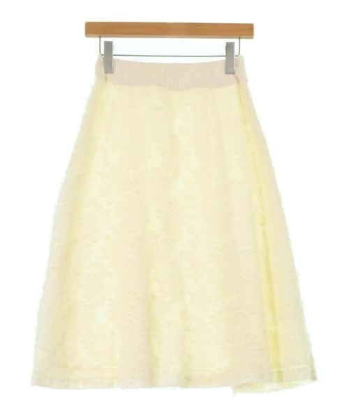 Debut de Fiore(デビュードフィオーレ)ひざ丈スカート 白 サイズ:36(S位)/2200671051013