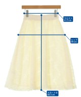 Debut de Fiore（デビュードフィオーレ）ひざ丈スカート 白 サイズ:36(S位) レディース/2200671051013