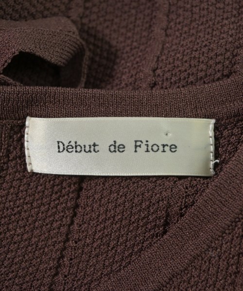 Debut de Fiore（デビュードフィオーレ）ニット・セーター 茶 サイズ:38(M位) レディース/2200725075064