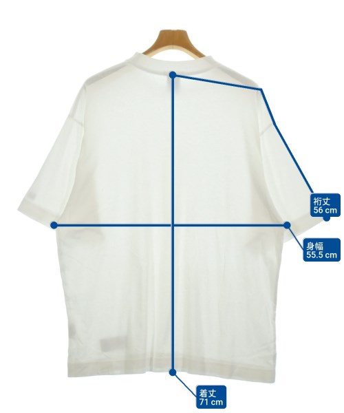 UNIVERSAL PRODUCTS（ユニバーサルプロダクツ）Tシャツ・カットソー 白 サイズ:S メンズ/2200560481037