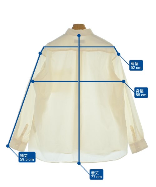 UNIVERSAL PRODUCTS（ユニバーサルプロダクツ）カジュアルシャツ 黄 サイズ:3(L位) メンズ/2200635383020