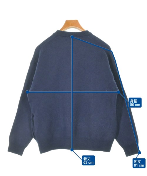 UNIVERSAL PRODUCTS（ユニバーサルプロダクツ）ニット・セーター 紺 サイズ:2(M位) メンズ/2200626743031