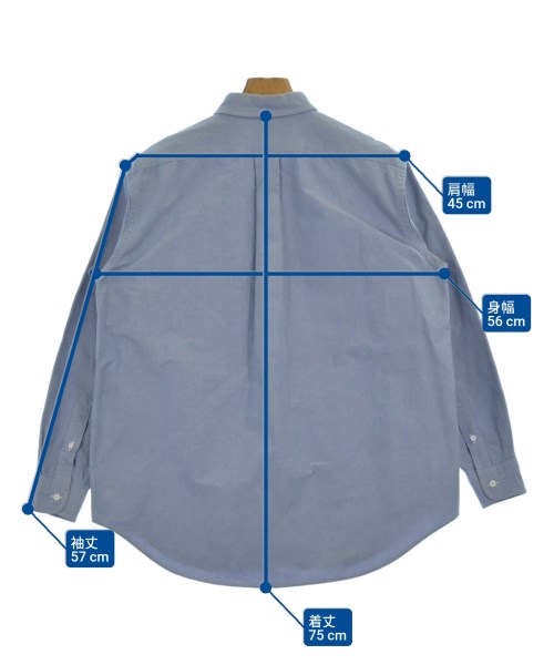 UNIVERSAL PRODUCTS（ユニバーサルプロダクツ）カジュアルシャツ 青 サイズ:2(M位) メンズ/2200633532017