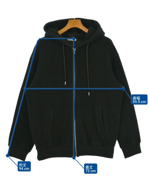 UNIVERSAL PRODUCTS（ユニバーサルプロダクツ）パーカー 黒 サイズ:2(M位) メンズ/2200655897019