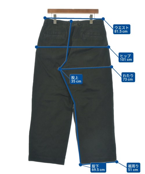 UNIVERSAL PRODUCTS（ユニバーサルプロダクツ）チノパン 黒 サイズ:3(L位) メンズ/2200648316084