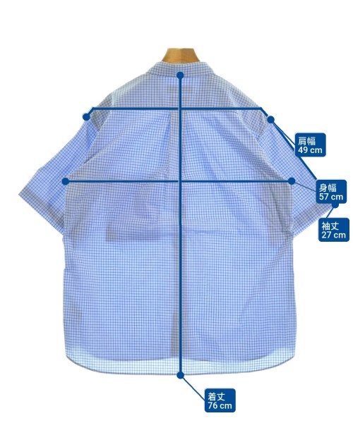 UNIVERSAL PRODUCTS（ユニバーサルプロダクツ）カジュアルシャツ 青 サイズ:2(M位) メンズ/2200646378091