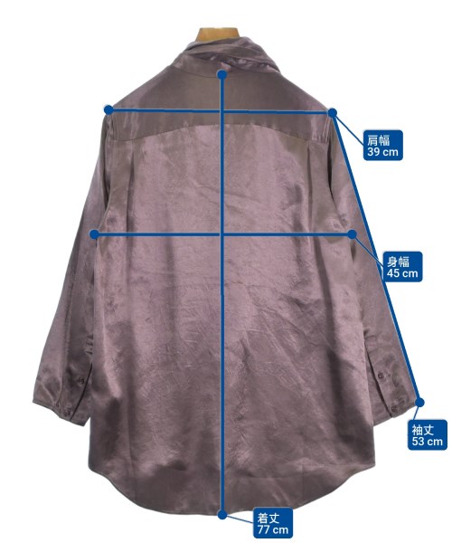 Acne Studios（アクネストゥディオズ）カジュアルシャツ 紫 サイズ:36(S位) レディース/2200616626092