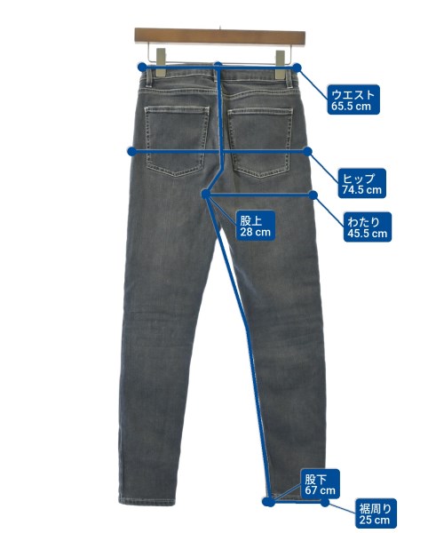 Acne Studios（アクネストゥディオズ）デニムパンツ グレー サイズ:26(M位) レディース/2200621446012
