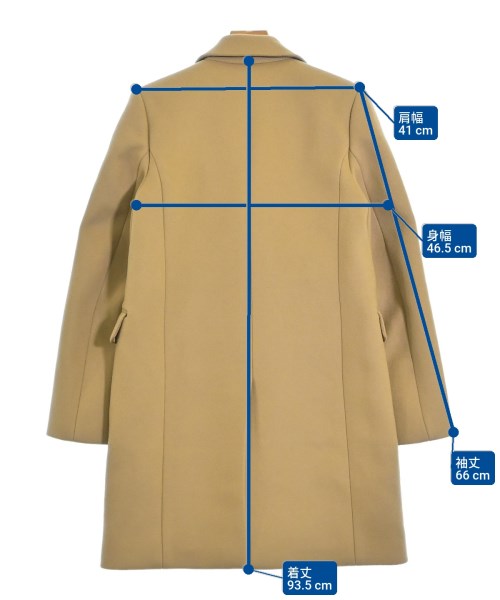 Acne Studios（アクネストゥディオズ）チェスターコート ベージュ サイズ:34(XS位) レディース/2200635876010