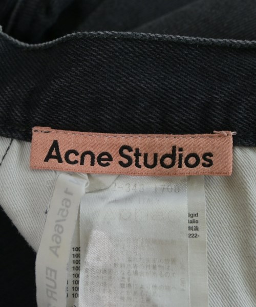 Acne Studios（アクネストゥディオズ）デニムパンツ 黒 サイズ:26(M位) レディース/2200637775014
