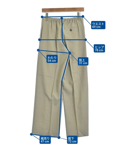 Acne Studios（アクネストゥディオズ）スラックス ベージュ サイズ:34(XS位) レディース/2200638517071