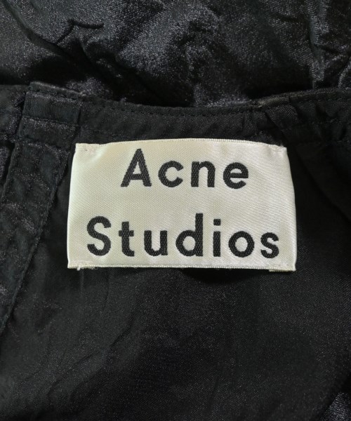 Acne Studios（アクネストゥディオズ）ワンピース 黒 サイズ:32(XXS位) レディース/2200623323663