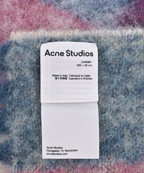 Acne Studios（アクネストゥディオズ）マフラー ピンク サイズ:- レディース/2200637109161