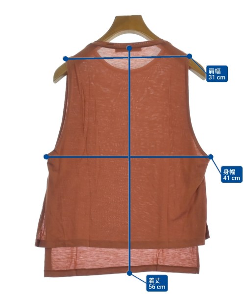 Acne Studios（アクネストゥディオズ）ノースリーブ 茶 サイズ:-(M位) レディース/2200626777128
