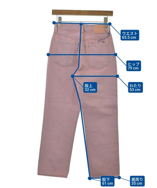 Bla Konst（ブロコンスト）デニムパンツ ピンク サイズ:25(S位) レディース/2200626936556