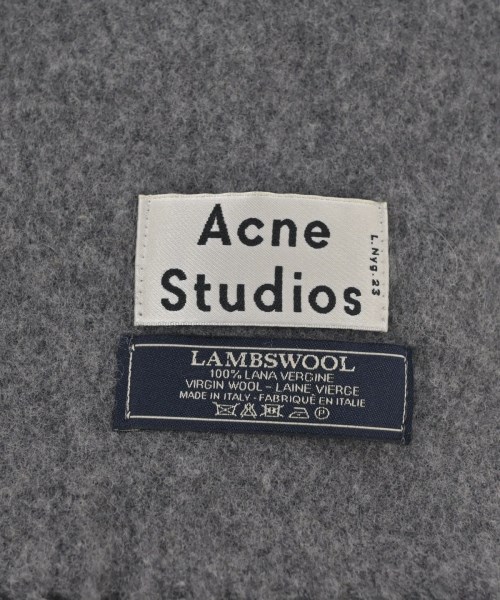 Acne Studios（アクネストゥディオズ）マフラー グレー サイズ:- レディース/2200632147199