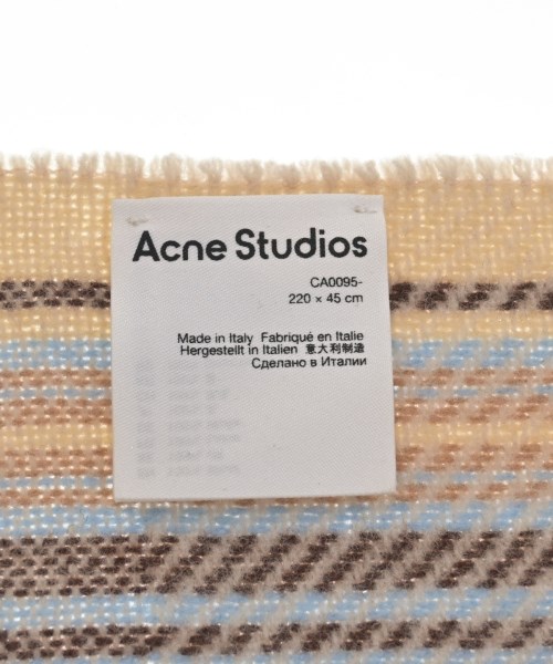 Acne Studios（アクネストゥディオズ）マフラー ベージュ サイズ:- レディース/2200538944069