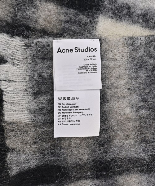 Acne Studios（アクネストゥディオズ）マフラー 黒 サイズ:- レディース/2200599689077